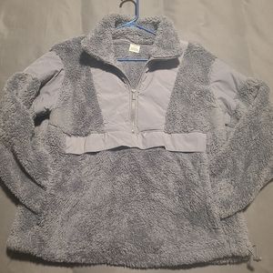 Victoria Secret oversized teddy zip up